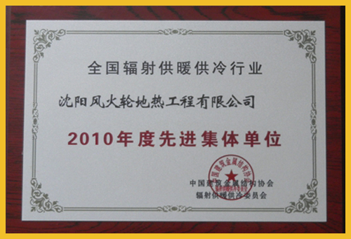 2010先进集体单位